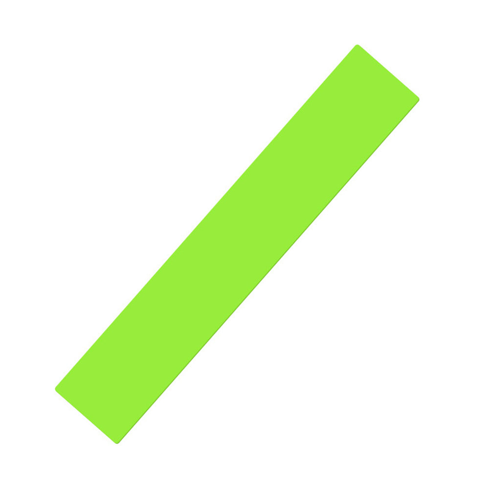 Green resistance loop band strip, straight layout