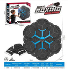 Boxing target machine product box and six-pad wall device, with gloves