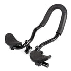 Black aero handlebar extension rest with two comfort pads and mounting clamps