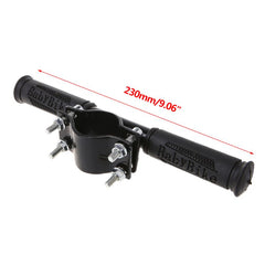 Kids scooter handlebar length 230mm, with black grips and folding fork clamp