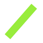 Green resistance loop band strip, straight layout