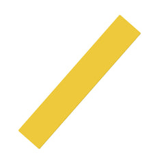 Yellow resistance loop band strip, straight layout