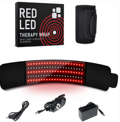 105 LED Infrared Heating Belt Therapy Device – Red Light Pain Relief for Back Pain, Muscle Recovery & Joint Therapy