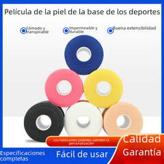 Sports athletic tape rolls in multiple colors: blue, pink, yellow, black, white, beige