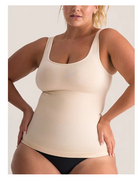 Women's tummy control shapewear tank top fabric detail